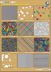 Vzorník Postscriptových výplní v CorelDRAW12