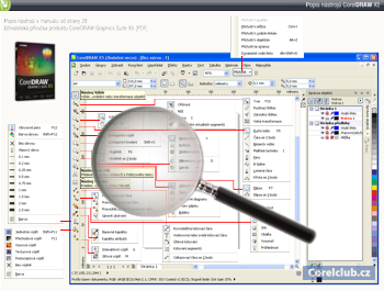 Popis nástrojů CorelDRAW X5